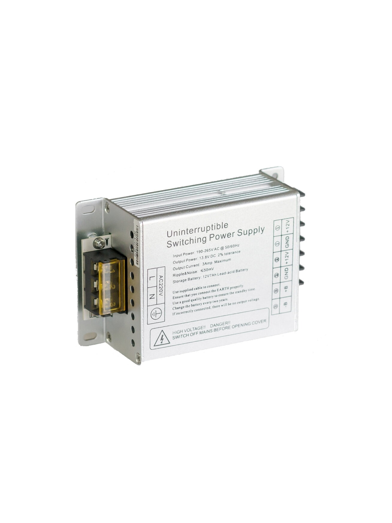 Maitinimo blokas PowerBubble PBHD1203-02B (3A/12V, su akum. krovimu) Maitinimo blokas PowerBubble PBHD1203-02B (3A/12V, su akum. krovimu)
