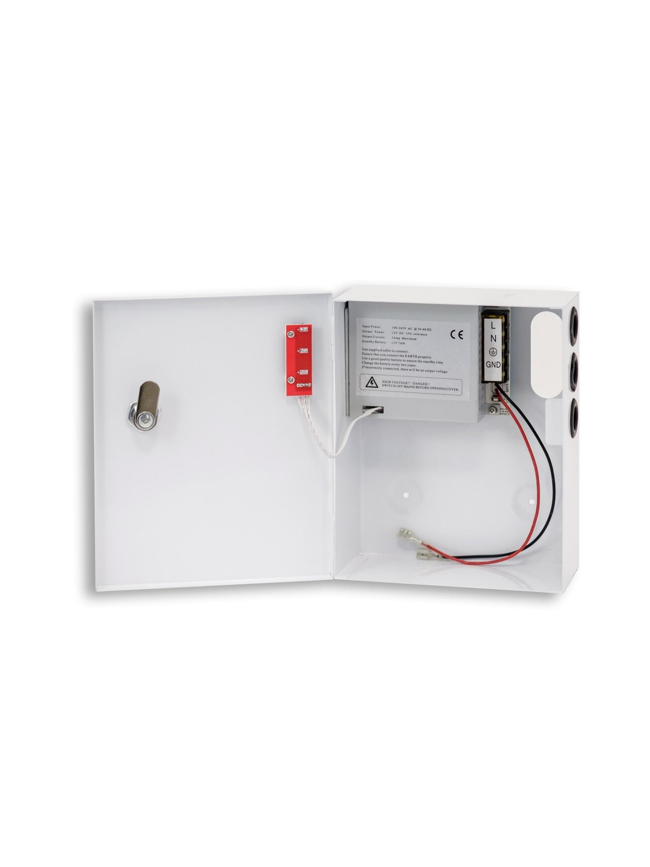 Maitinimo blokas su korpusu ZTP1203B (3A/12V, su akum. krovimu) Maitinimo blokas su korpusu ZTP1203B (3A/12V, su akum. krovimu)