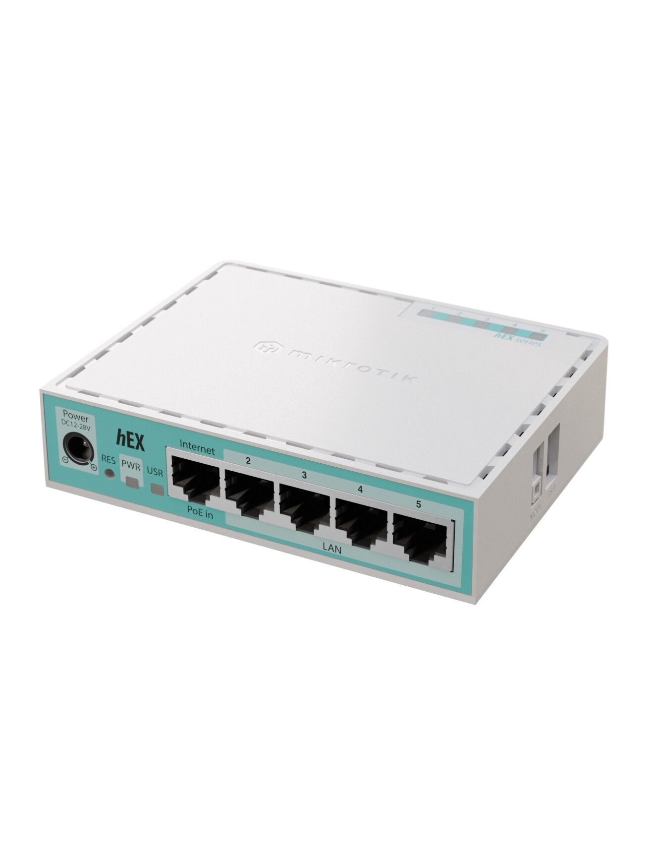 Maršrutizatorius 5 prievadų MikroTik E50UG hEX refresh
