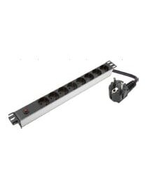 Maitinimo panelė 19'' spintai LK-BL-G10O08/P (8x240V Schuko, be jungiklio, 1.8m) Maitinimo panelė 19'' spintai LK-BL-G10O08/P (8x240V Schuko, be jungiklio, 1.8m)