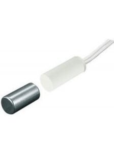 Magnetiniai kontaktai įleidžiami MAŽI mediniams langams (15x6mm, BALTI) Magnetiniai kontaktai įleidžiami MAŽI mediniams langams (15x6mm, BALTI)