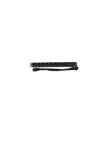 Maitinimo panelė 19'' 9X220V su jungikliu