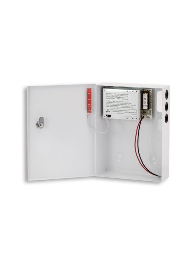 Maitinimo blokas su korpusu PowerBubble PBWD1205-01B (5A/12V, su akum. krovimu)