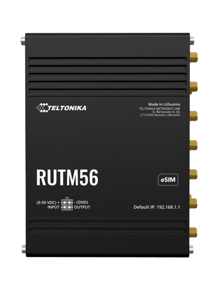 Maršrutizatorius 10 prievadų Teltonika RUTM56 DUAL 5/4G