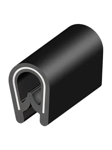 MCA briaunų apsauga (juoda, 10m, 1.0-2.0mm)