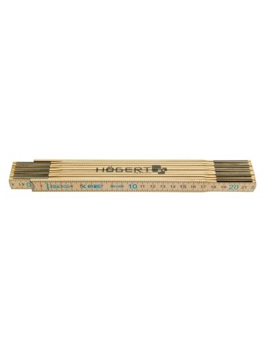 Medinė ruletė HOGERT HT4M262 (2m x 16mm)