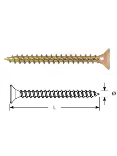 Medsraigtis STARFIX H5,0x60/F (28vnt)
