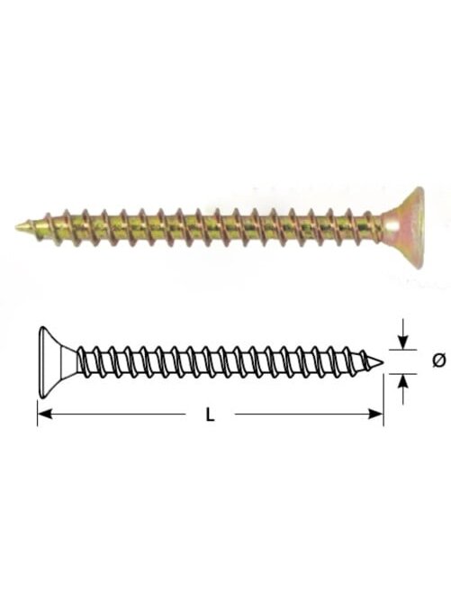 Medsraigtis STARFIX H4,0x60/F (44vnt)