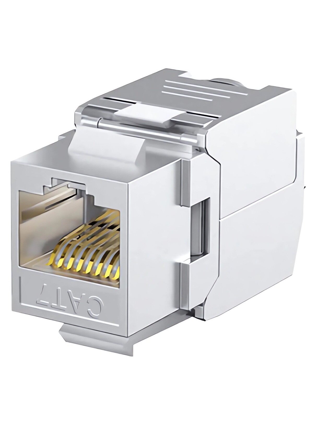 Modulinis lizdas RJ45 FTP Cat6 LK-KJ-157 (23–26 AWG, 150 MHz, 110/Krone, 568A/B)