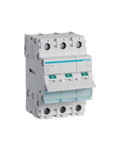 Modulinis jungiklis Hager SBN340 (3 mod, 40A, 3P)