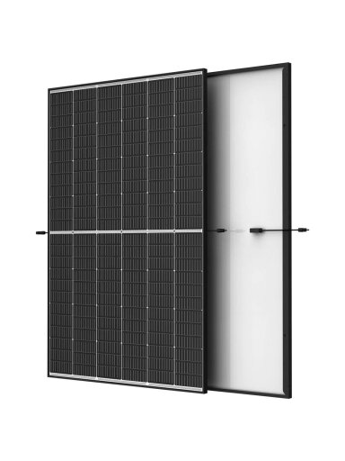 Monokristalinis fotovoltinis saulės modulis TrinaSolar NEG9R.28 (juodas, 435W, Dual Glass)