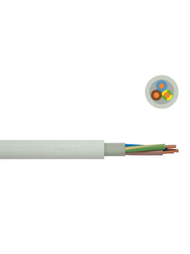 NHXMH-J 5x1.5 kabelis Faber (behalogeninis, XLPE, monolitinis, Dca, 500m)
