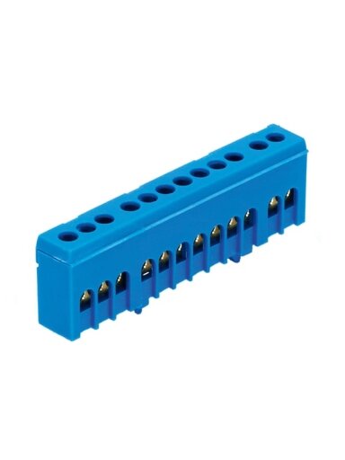 Nulinis gnybtas N12H Cu 12x16 mm2 Morek MAD1012N15 (mėlynas)