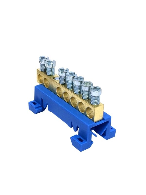 Nulinis gnybtas N7 Cu 7x16 mm2 Morek MAD0007N15 (mėlynas) Nulinis gnybtas N7 Cu 7x16 mm2 Morek MAD0007N15 (mėlynas)