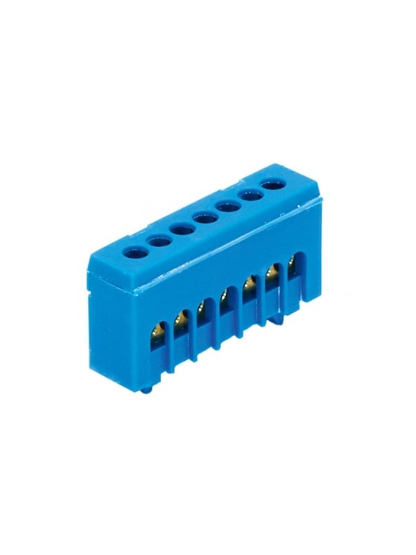 Nulinis gnybtas N7H Cu 7x16 mm2 Morek MAD1007N15 (mėlynas) Nulinis gnybtas N7H Cu 7x16 mm2 Morek MAD1007N15 (mėlynas)