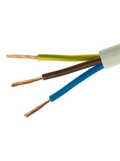 OMY kabelis 3x0.75mm2 (juodas)