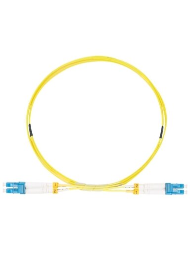 Optinis jungiamasis laidas LC/UPC-SC/UPC SM Duplex 1 m