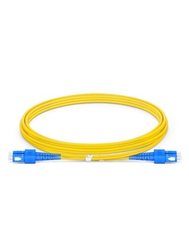Optinis jungiamasis laidas SC/UPC-SC/UPC SM Duplex (1 m., 3mm)