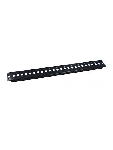 Optinė komutacinė panelė 19" ODF 24xSC Duplex (priekinė, 1U)