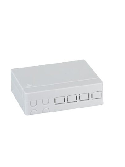 Optinė sieninė dėžutė ant DIN TB-DIN-4 (4 skaid., SC Dupl./LC Duplex, be adapterių) Optinė sieninė dėžutė ant DIN TB-DIN-4 (4 skaid., SC Dupl./LC Duplex, be adapterių)