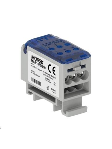 Paskirstymo gnybtas Morek OJL80A (mėlynas) MAB1080B10