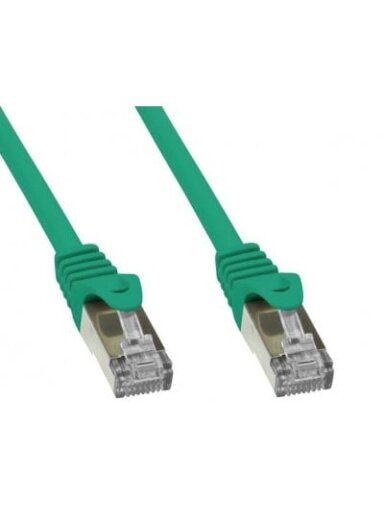 Patch kabelis (1m, S/FTP, CAT6, žalias)