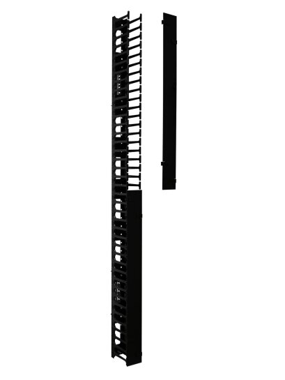 Panelė - šukos 19'' vertikaliam kabelių paskirstymui EFB ESV-VKM42.TS (42U spintai) Panelė - šukos 19'' vertikaliam kabelių paskirstymui EFB ESV-VKM42.TS (42U spintai)