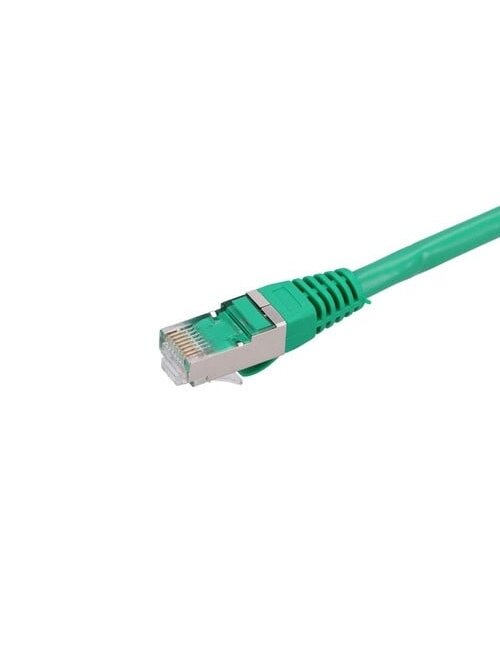 Patch kabelis Extralink F/UTP Cat6 (3m, žalias, PVC/PE, 0,5mm, AWG26)