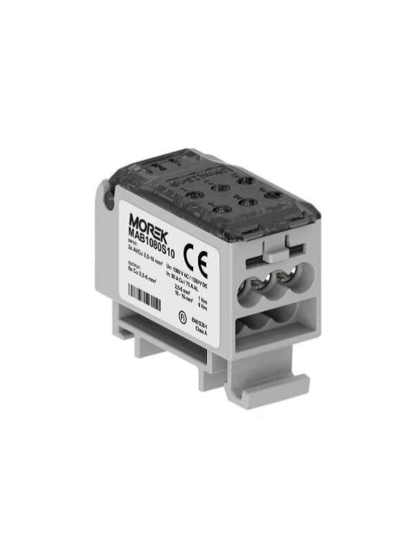 Paskirstymo gnybtas Morek OJL80A (pilkas) MAB1080S10