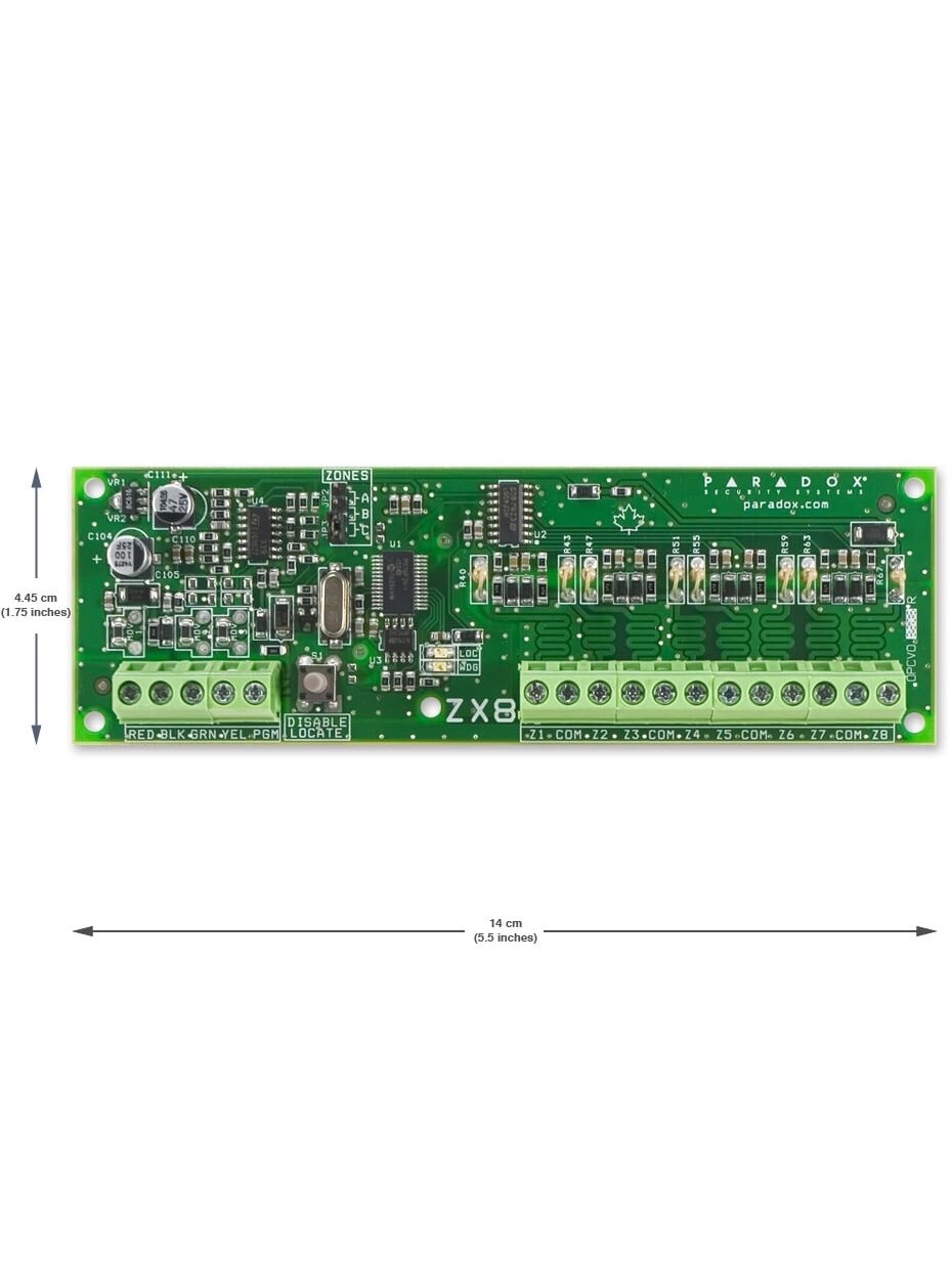 PARADOX zonų išplėtimo plokštė APR-ZX8