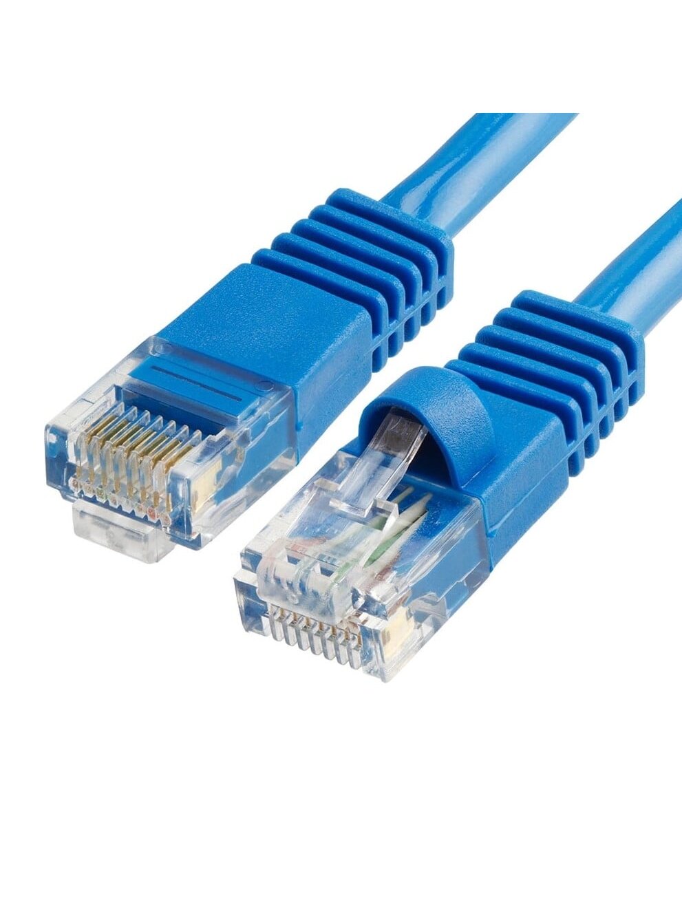 Patch kabelis (0.5m, UTP, CAT6, mėlynas)
