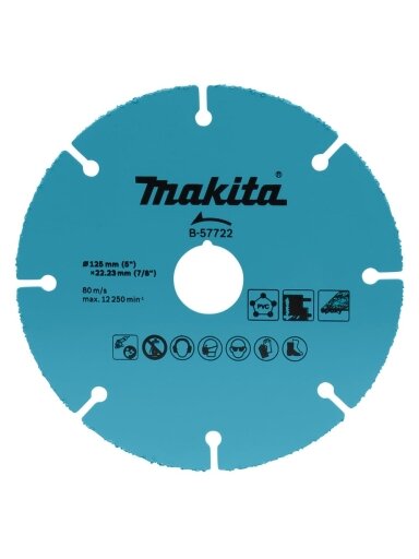 Pjovimo diskas 125mm Makita B-57722