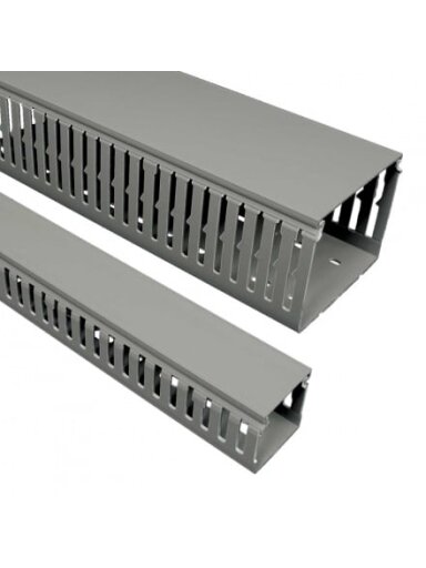 Plastikinis perforuotas kanalas Kopos RK 30x40_LD (pilkas, 30x40mm, 2m)