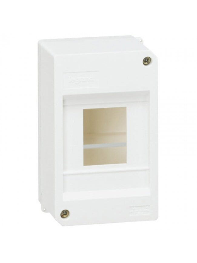 Plastikinis virštinkinis skydelis 4 mod. Legrand 001357 (be durelių)
