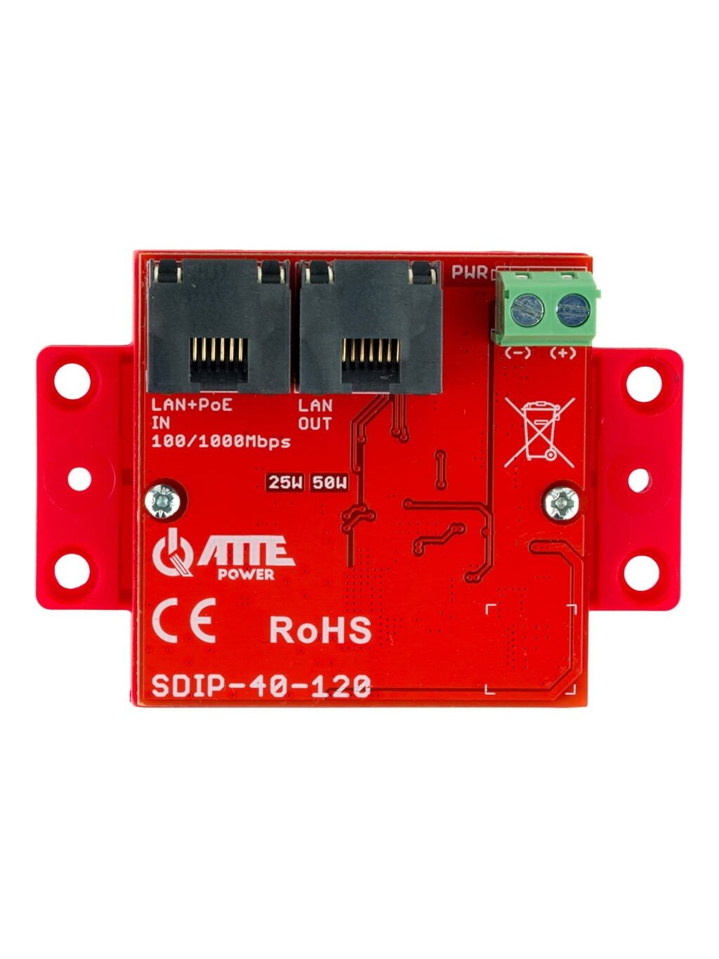 PoE adapteris ATTE SDIP-40-120