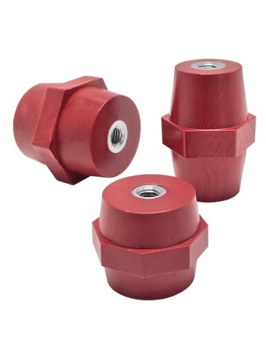 Poliesterio izoliatorius H70-M10 HEX65 Morek MID7010H65
