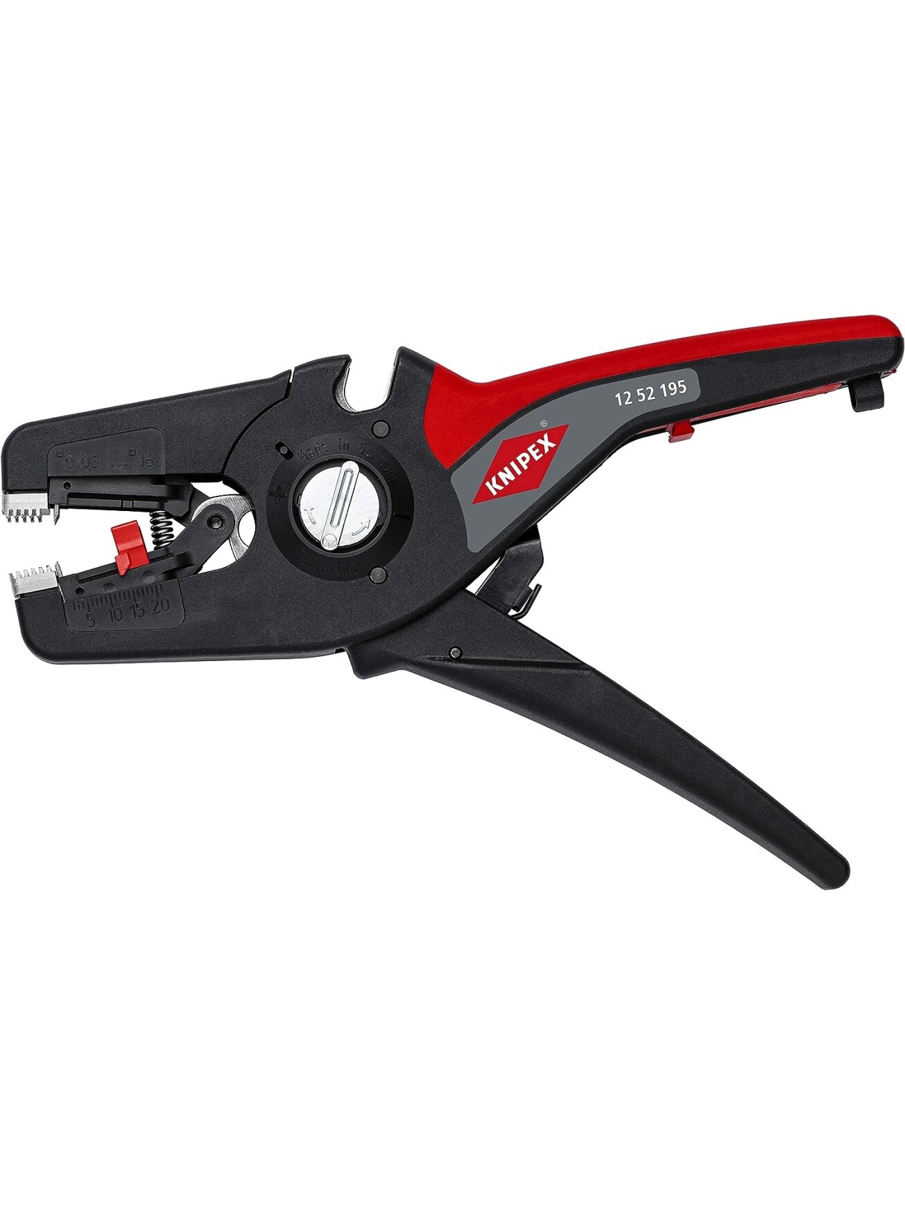 Profesionalios nužievinimo replės PreciStrip KNIPEX 1252195 (0.08-16mm) Profesionalios nužievinimo replės PreciStrip KNIPEX 1252195 (0.08-16mm)