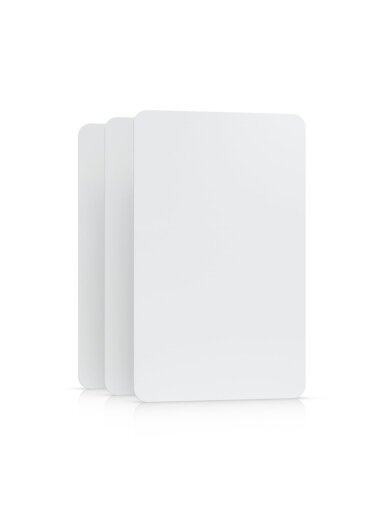 Praėjimo kontrolės kortelė Ubiquiti UA-CARD-W-10 (balta, NFC 13.56 MHz, 10 vnt.)