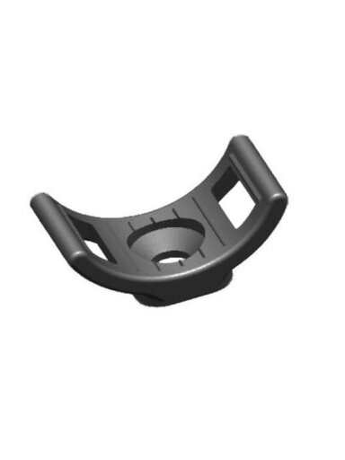 Prisukami dirželių laikikliai Baltplast BP SS/100 (100 vnt, juodi, 9mm)