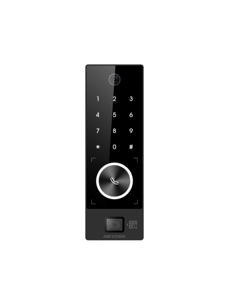 Praėjimo kontrolės terminalas ir telefonspynė Hikvision DS-K1T510MBWX-QRE1 Praėjimo kontrolės terminalas ir telefonspynė Hikvision DS-K1T510MBWX-QRE1
