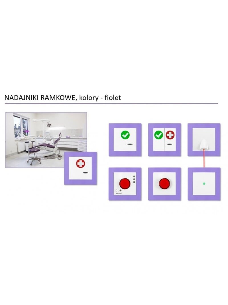 Radijo siųstuvo rėmelis GORKE SPR-RC-V, modulinis, violetinis Radijo siųstuvo rėmelis GORKE SPR-RC-V, modulinis, violetinis