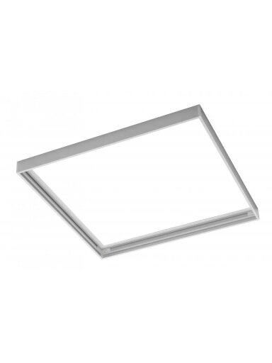 Rėmelis virštinkinis aliuminis baltas LED panelėms Typu King, Prince, Innovo GTV GT-RM60X60-00