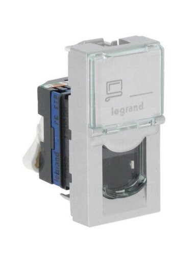 RJ45 lizdas Mosaic UTP 6 Legrand 076561 (baltas)