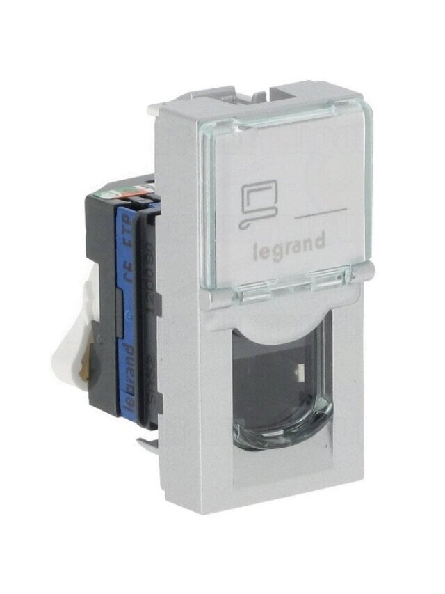 RJ45 lizdas Mosaic UTP 6 Legrand 076561 (baltas) RJ45 lizdas Mosaic UTP 6 Legrand 076561 (baltas)