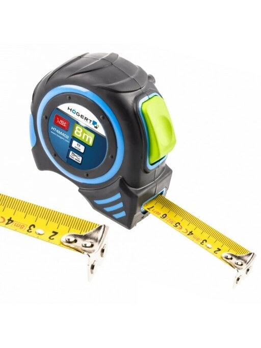 Ruletė Hogert HT4M402 (8m x 25mm) Ruletė Hogert HT4M402 (8m x 25mm)