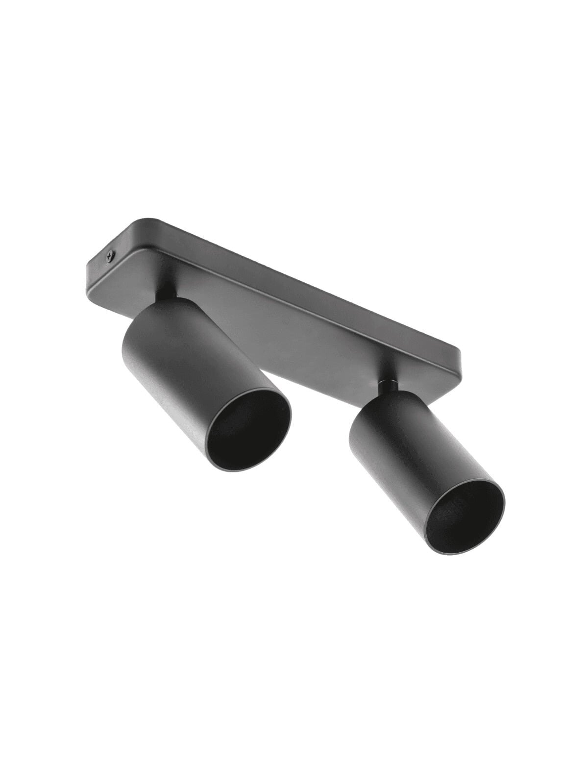 SANTO BIS LED šviestuvas (apvalus, aliuminis, juodas, dvigubas, 2x20W, IP20) GTV OS-SAN20WOK2B-00