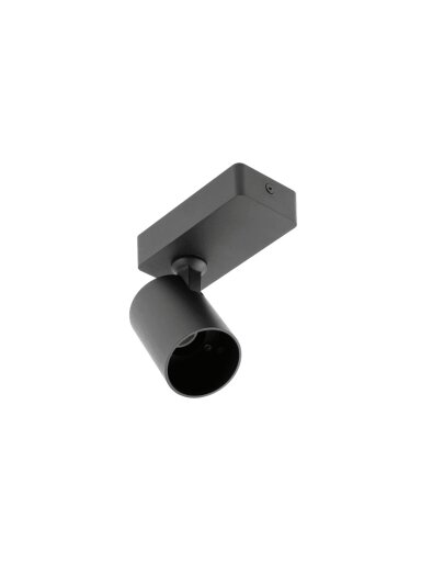 SANTO LED šviestuvas (apvalus, aliuminis, juodas, 20W, IP20) GTV OS-SAN20WOK1-00