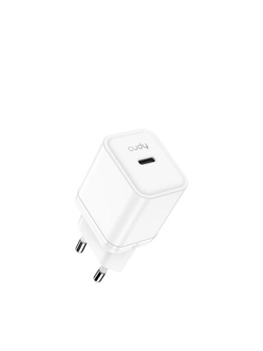 Sieninis įkroviklis CUDY CH20_EU (1x USB-C; 20W)