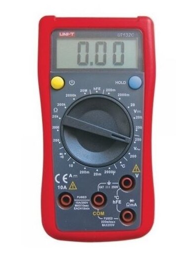 Skaitmeninis multimetras UT132C CAT II