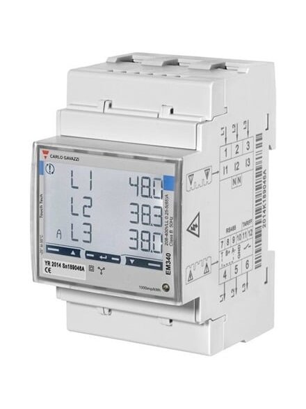 Smart meter Carlo Gavazzi EM340 (3 fazės, 32A) Smart meter Carlo Gavazzi EM340 (3 fazės, 32A)
